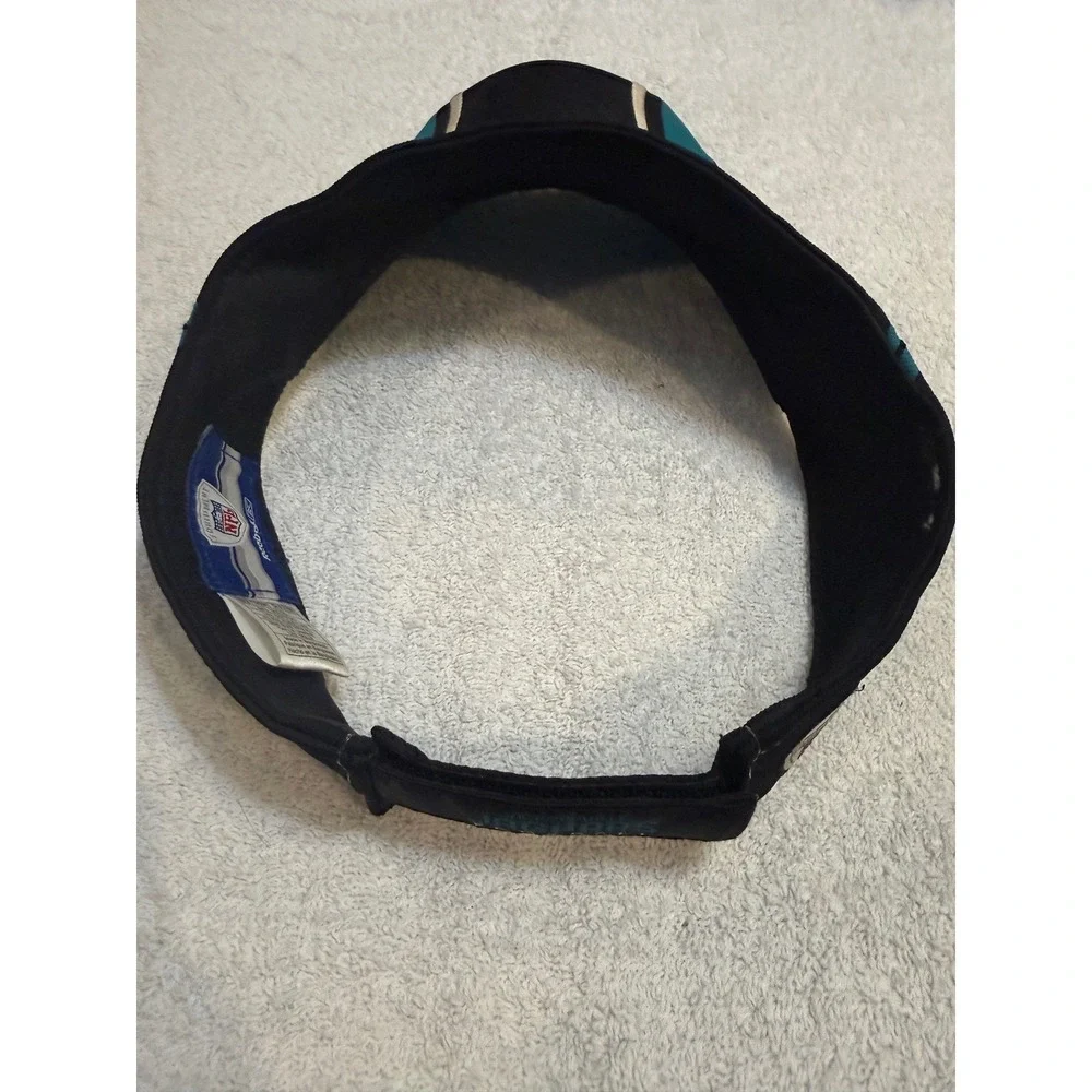 Reebok Jacksonville Jaguars NFL Equipment Visor Black Teal White Adjustable Hat